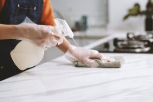 Đá nung kết (đá thiêu kết) có khả năng kháng axit và các hóa chất thông thường