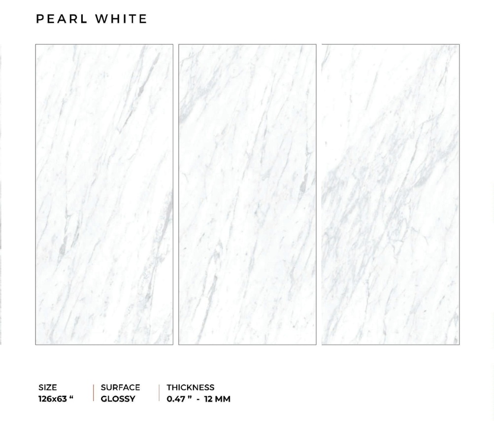 Đá nung kết Pearl White