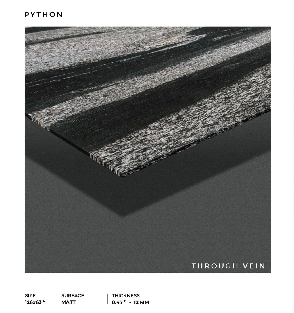 Thông số kỹ thuật chi tiết của đá nung kết Python