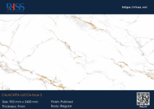 Đá Nung Kết Calacatta Lucca face 2
